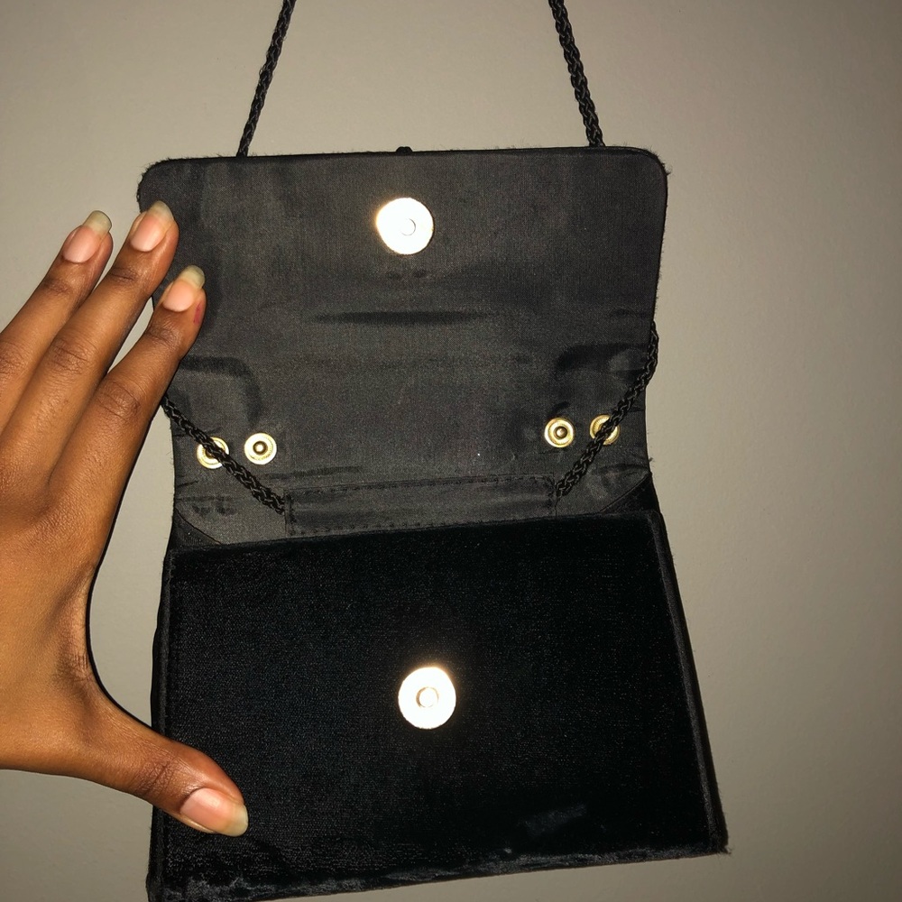 Cute vintage velvet purse - Picture 4 of 5
